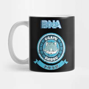 BRAND NEW ANIMAL (BNA): OGAMI SHIROU CHIBI CIRCLE (GRUNGE STYLE) Mug